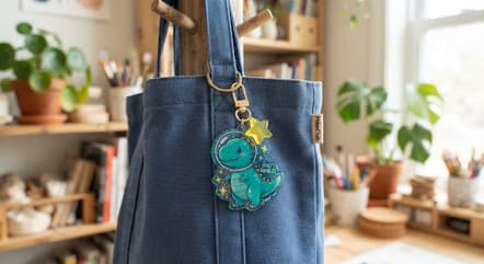 Dino Dimples Star Explorer charm